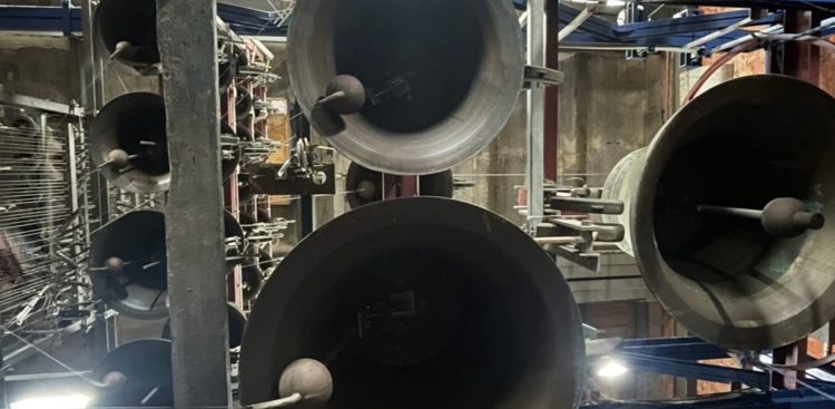 Dzwony w kościele świętej Katarzyny (fot. Radio Gdańsk/Daniel Wojciechowski)