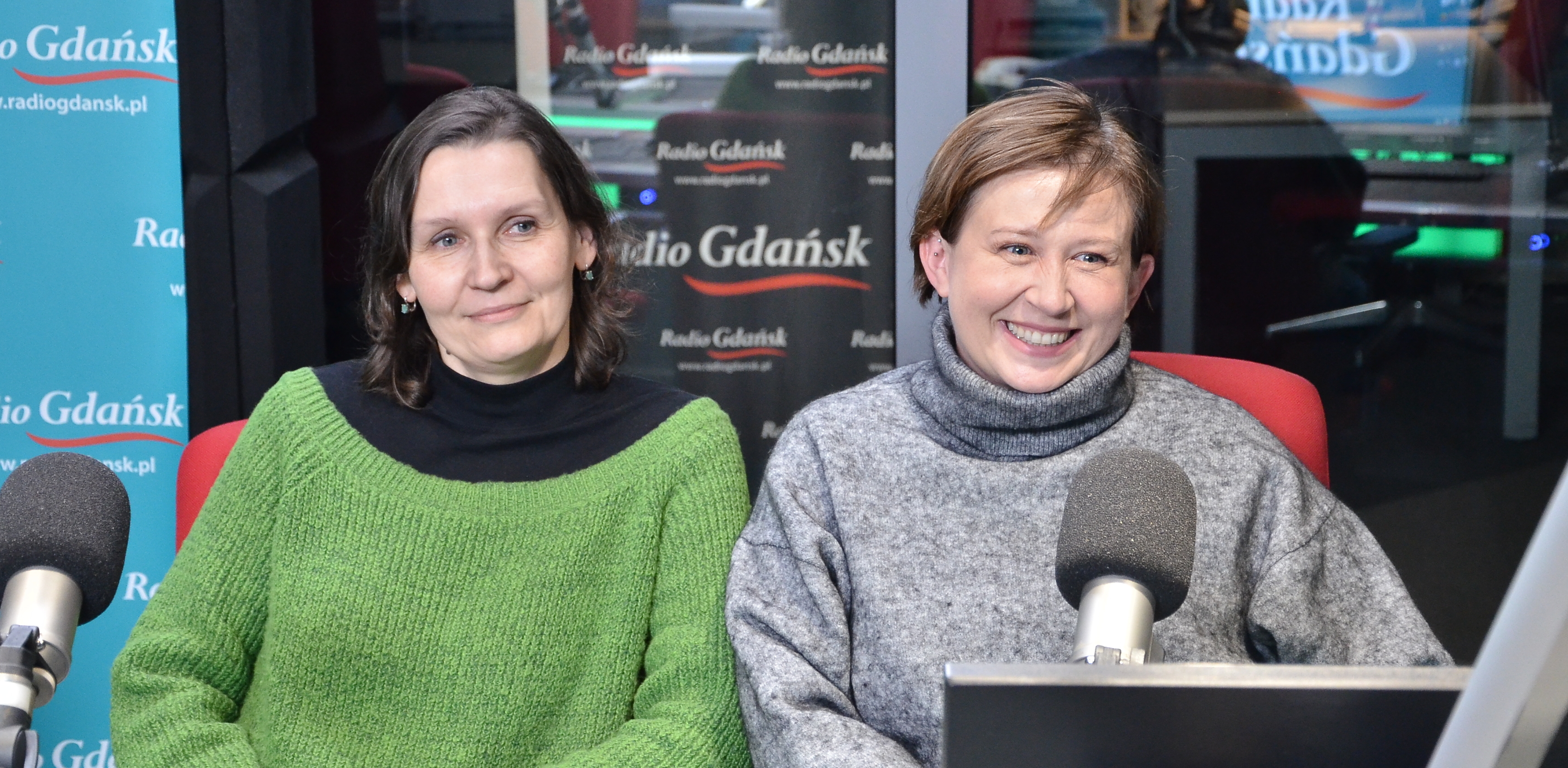 Ewa Trawicka i Ewelina Drozd-Wadyl (fot. Radio Gdańsk/Adrian Kasprzycki)