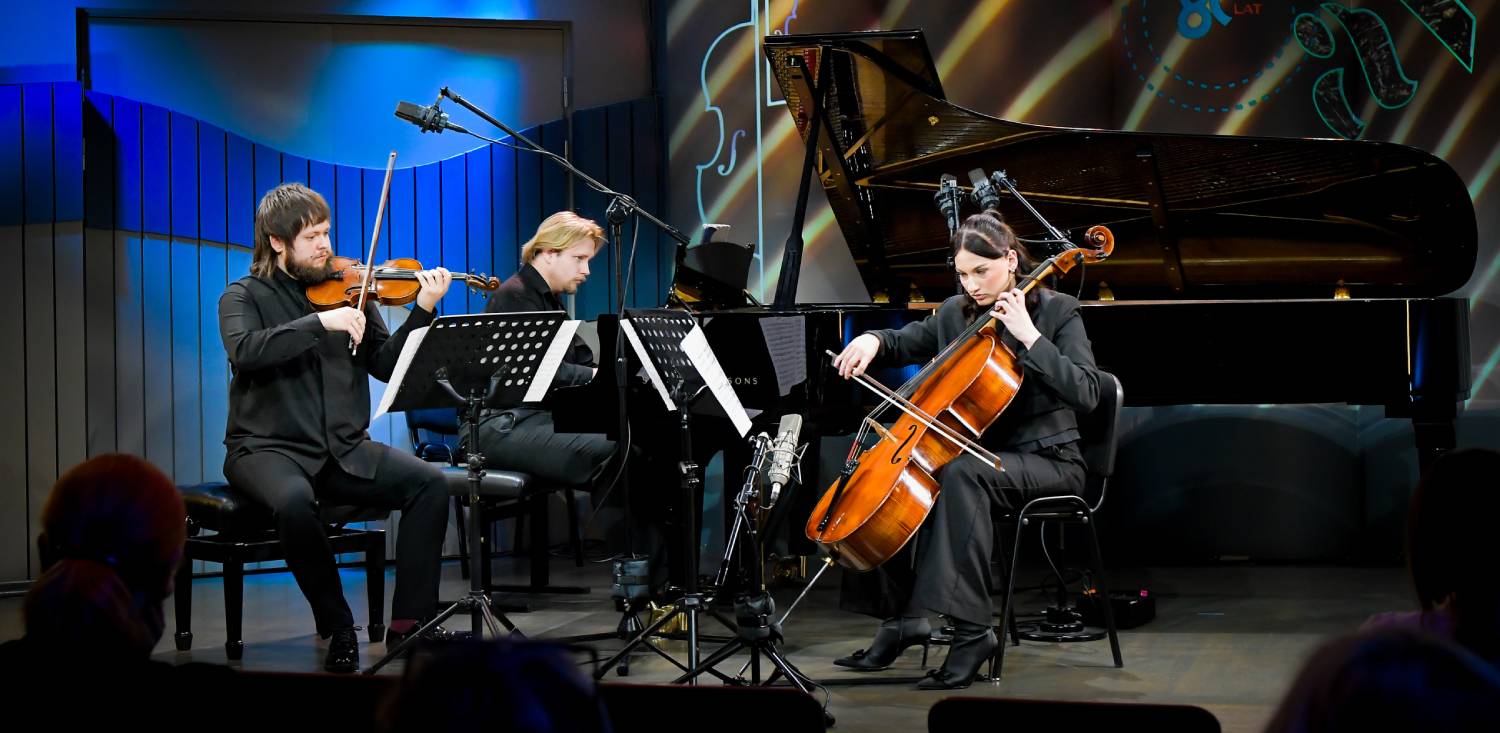 Fugatur Trio w Studiu Koncertowym Radia Gdańsk im. Janusza Hajduna (fot. Radio Gdańsk/Pola Malańska)