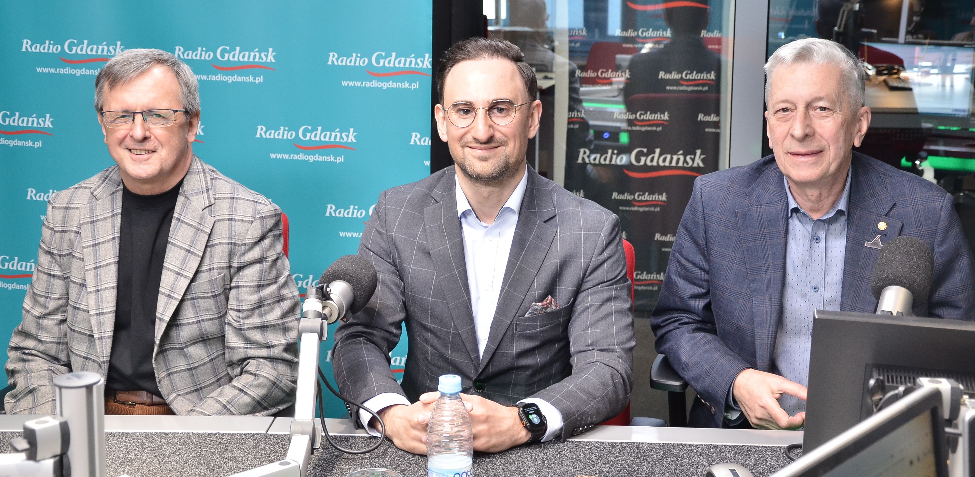 Ireneusz Karaśkiewicz, Cezary Maciołek i Marek Krzykowski (fot. Radio Gdańsk/Adrian Kasprzycki)