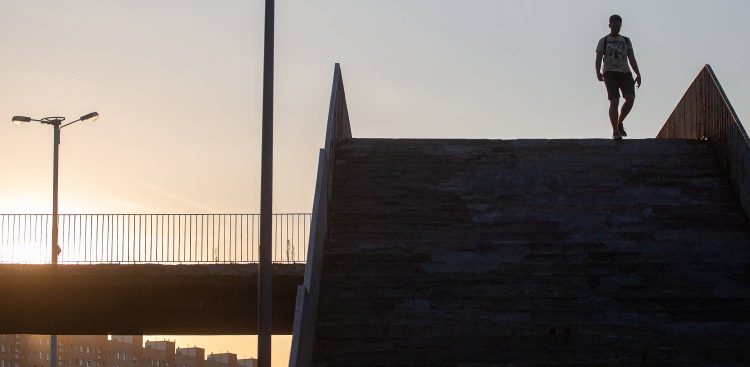 Kładka na gdańskiej Zaspie. Zdjęcie archiwalne (fot. Anna Rezulak/KFP)