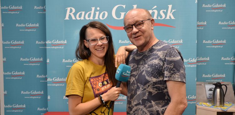 Magda Świerczyńska Dolot i Włodzimierz Raszkiewicz (fot. Radio Gdańsk/Piotr Puchalski)