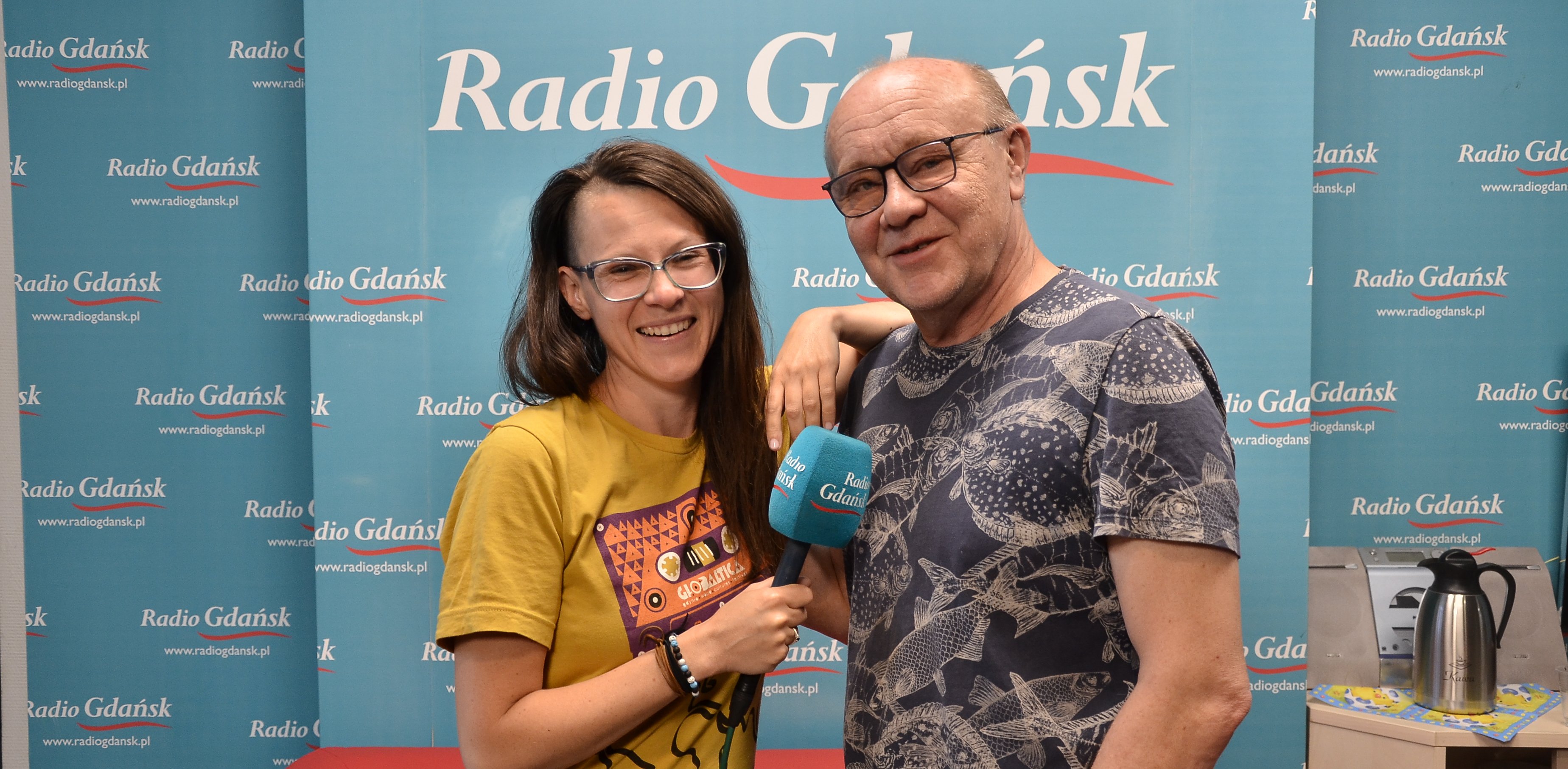 Magda Świerczyńska Dolot i Włodzimierz Raszkiewicz (fot. Radio Gdańsk/Piotr Puchalski)