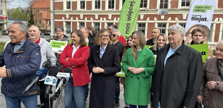 Magdalena Biejat w Starogardzie Gdańskim (fot. Radio Gdańsk/Filip Jędruch)