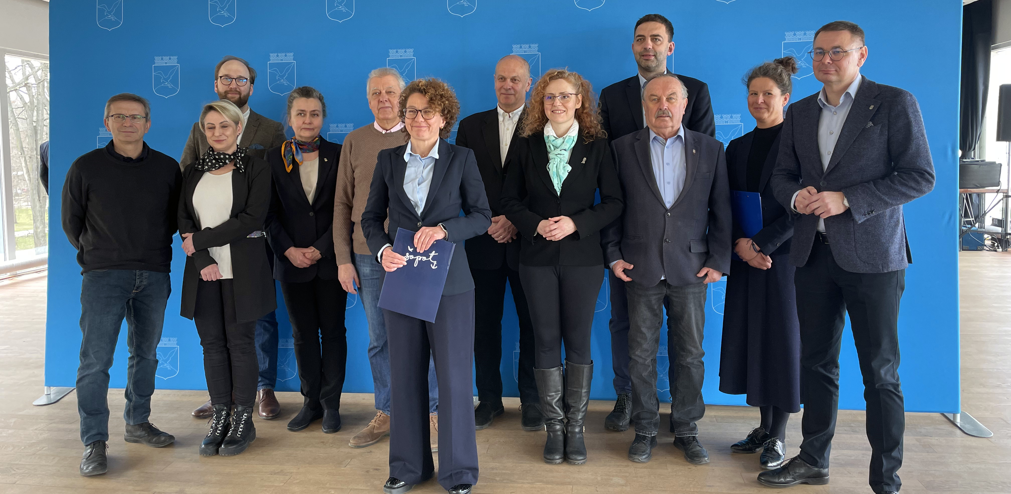 Konferencja prasowa sopockiego samorządu podsumowująca rok nowej kadencji (fot. Radio Gdańsk/Tymon Nieśmiałek)