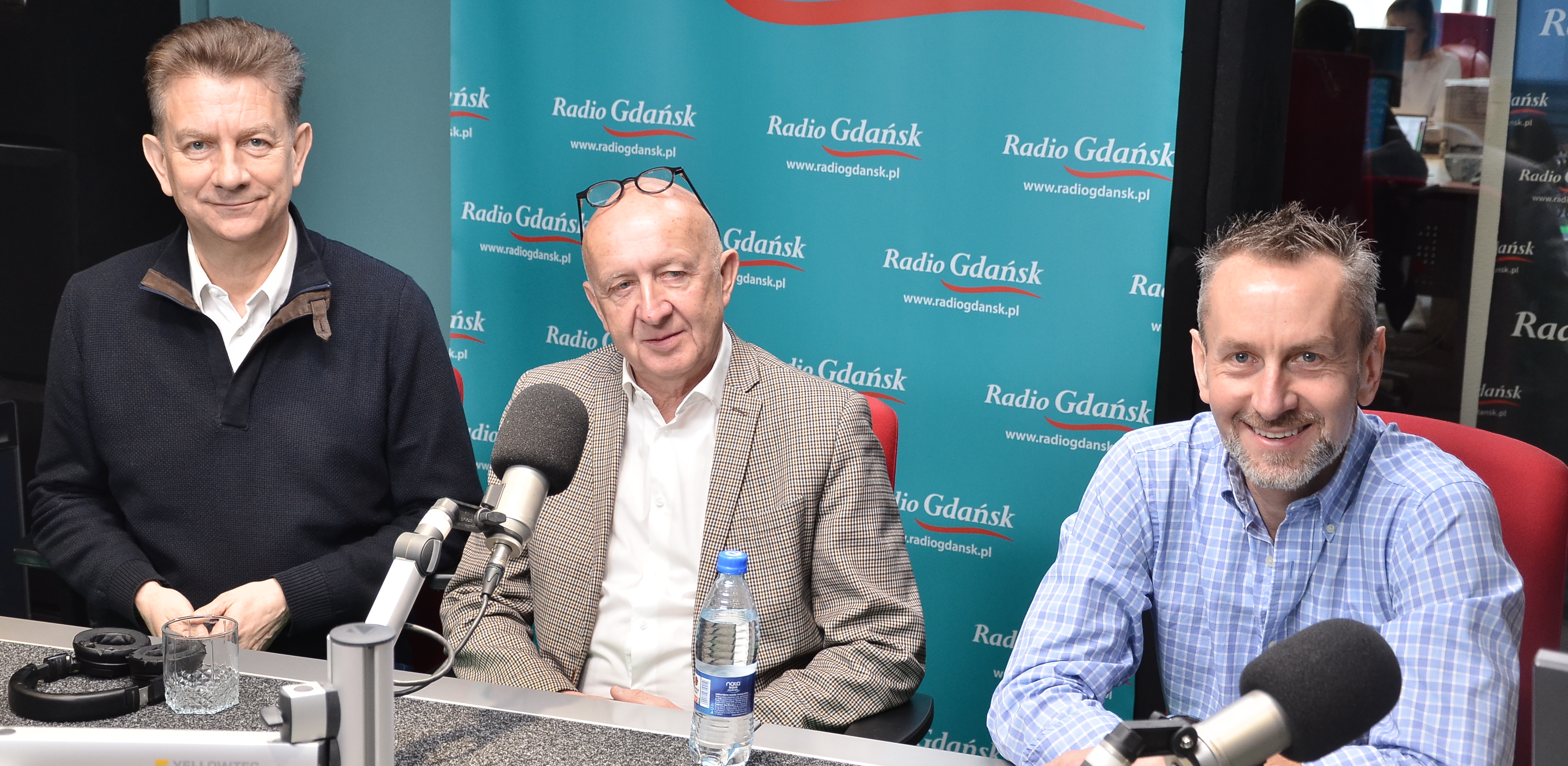 Marek Theus, Piotr Górski i Rafał Dadej (fot. Radio Gdańsk/Adrian Kasprzycki)