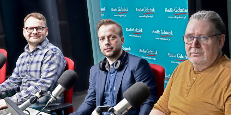 Michał Stąporek, Piotr Olejarczyki Michał Szulc (fot. Radio Gdańsk/Adrian Kasprzycki)