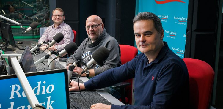 Michał Stęporek, Tomasz Gawiński, Krzysztof Katka (fot. Radio Gdańsk/Pola Malańska)