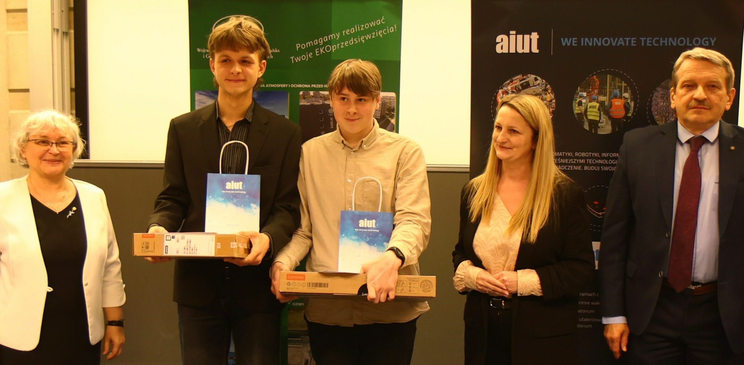 Oskar Rzepecki i Igor Gaweł (Fot. Politechnika Śląska)