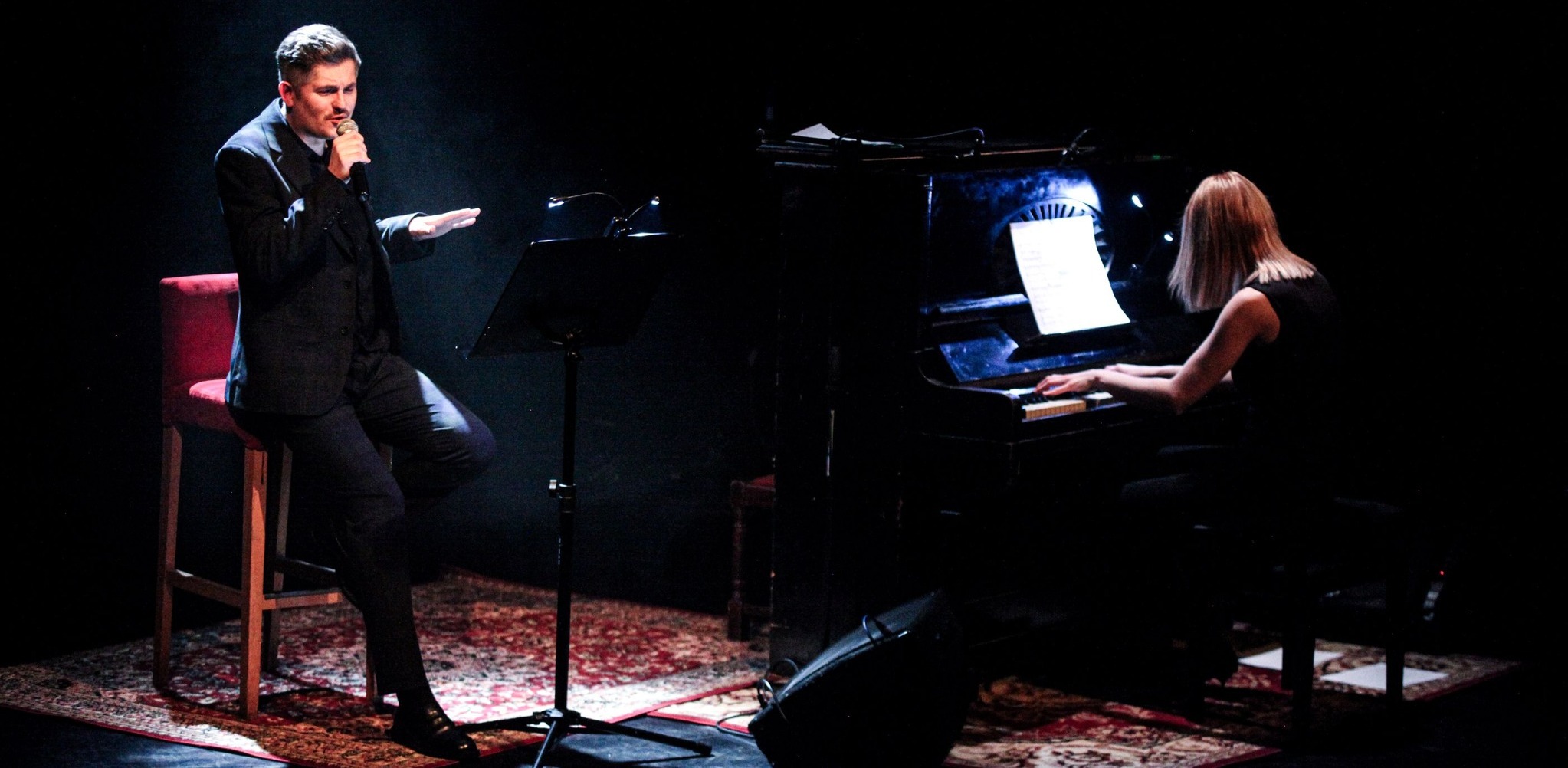 Piotr Kosewski i Anna Rocławska-Musiałczyk (fot. mat. Teatru Niedużego/Paweł Lęcki)