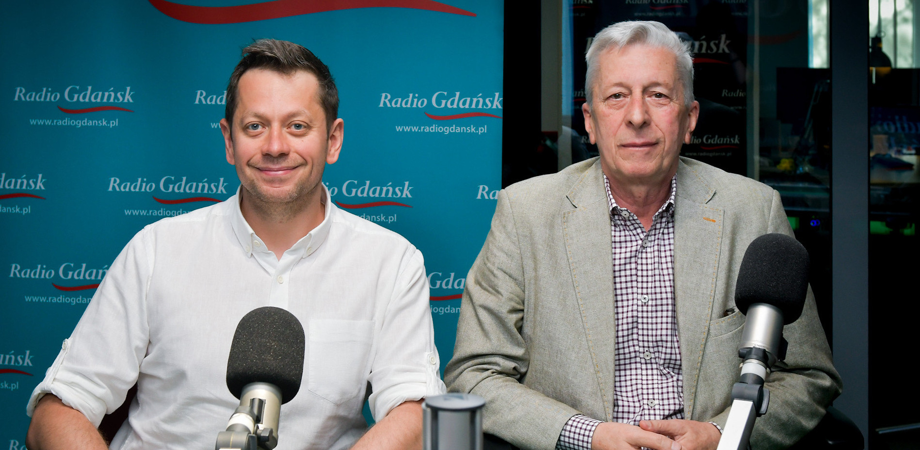 Przemysław Kitowski i Marek Krzykowski (fot. Radio Gdańsk/Pola Malańska)