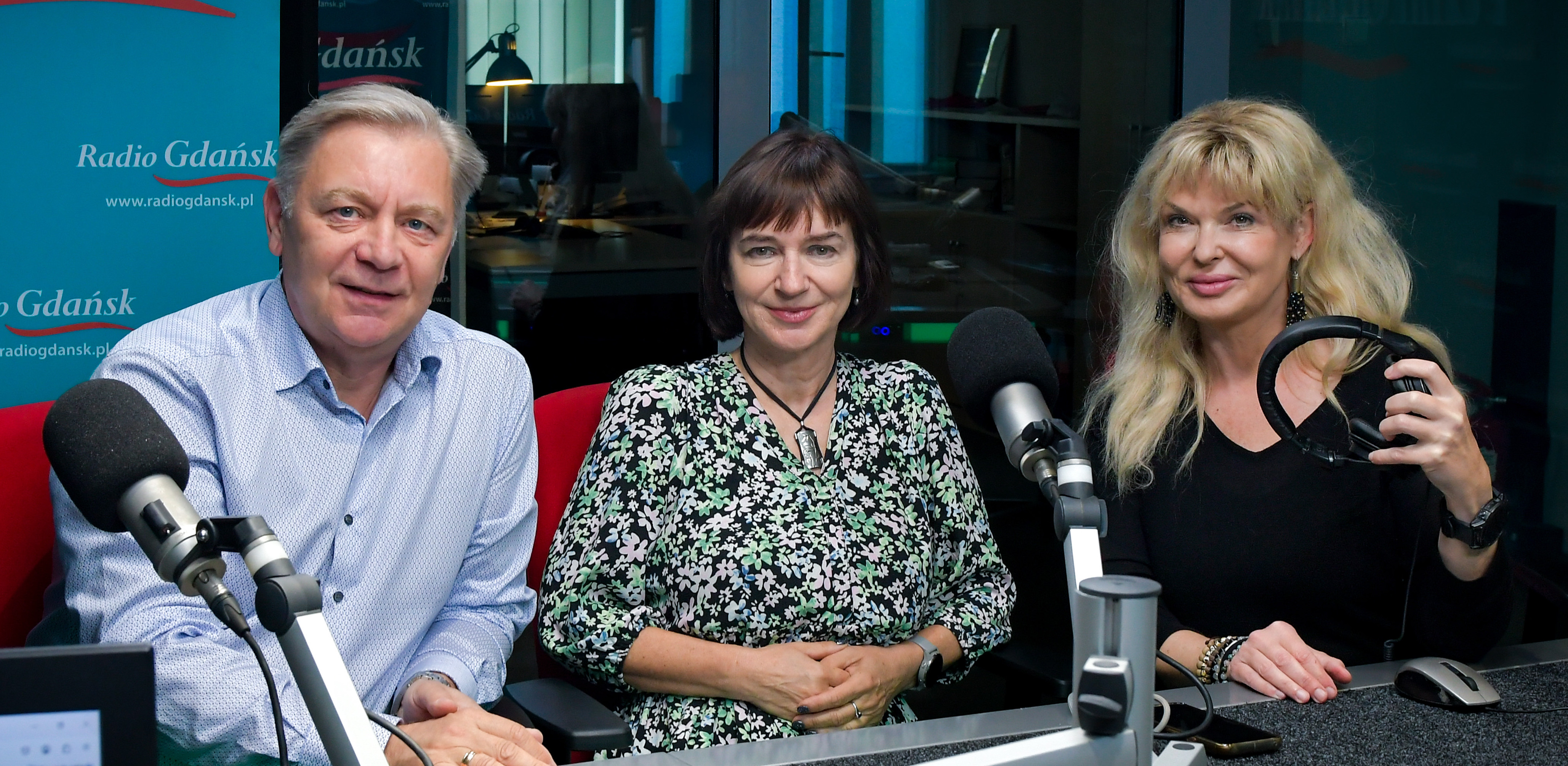 Roman Walasiński, Barbara Rusowicz i Magda Gacyk (fot. Radio Gdańsk/Pola Malańska)