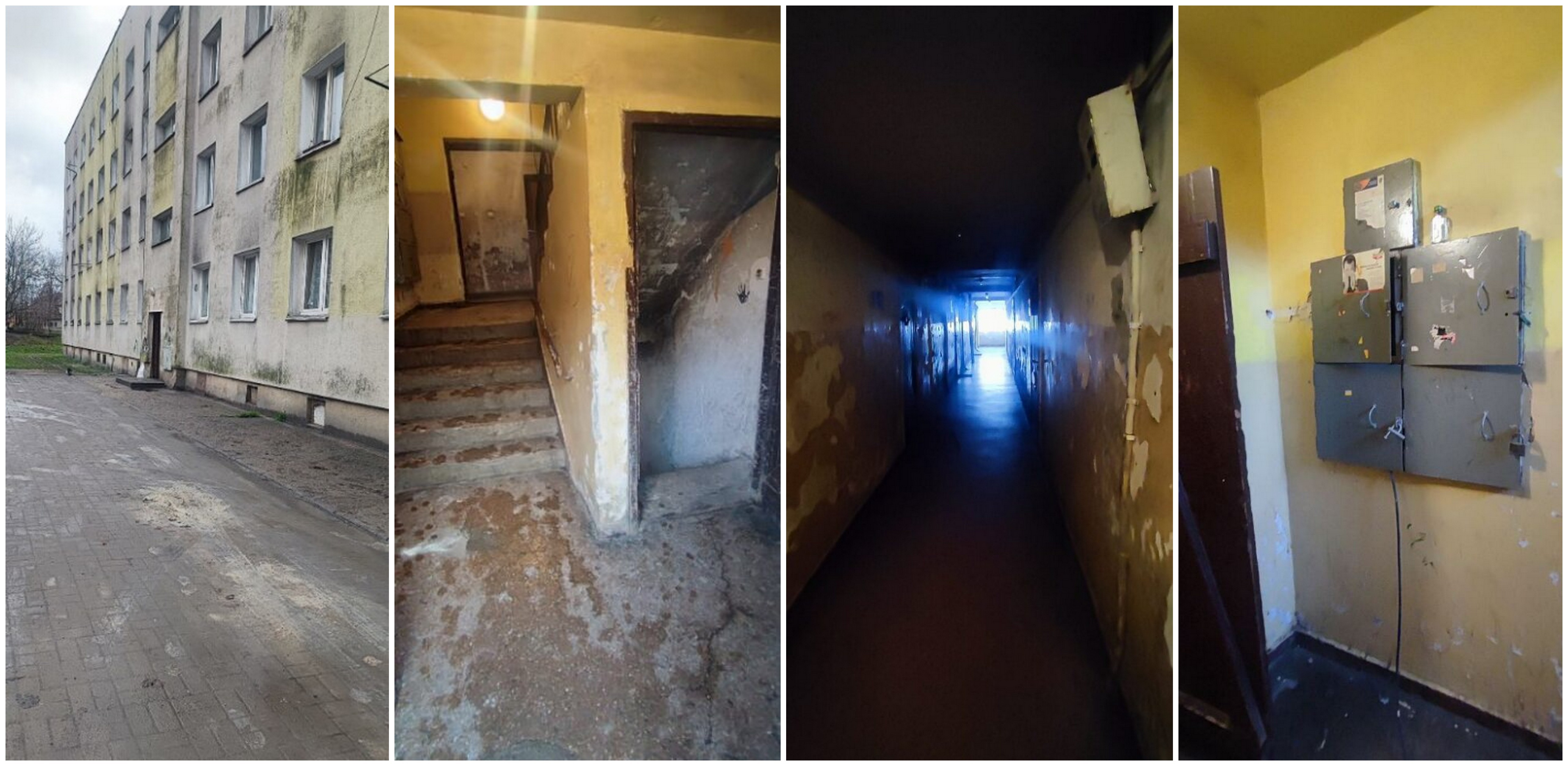 Stan bloku, w którym mieści się lokal socjalny zaproponowany pani Annie (fot. archiwa prywatne)