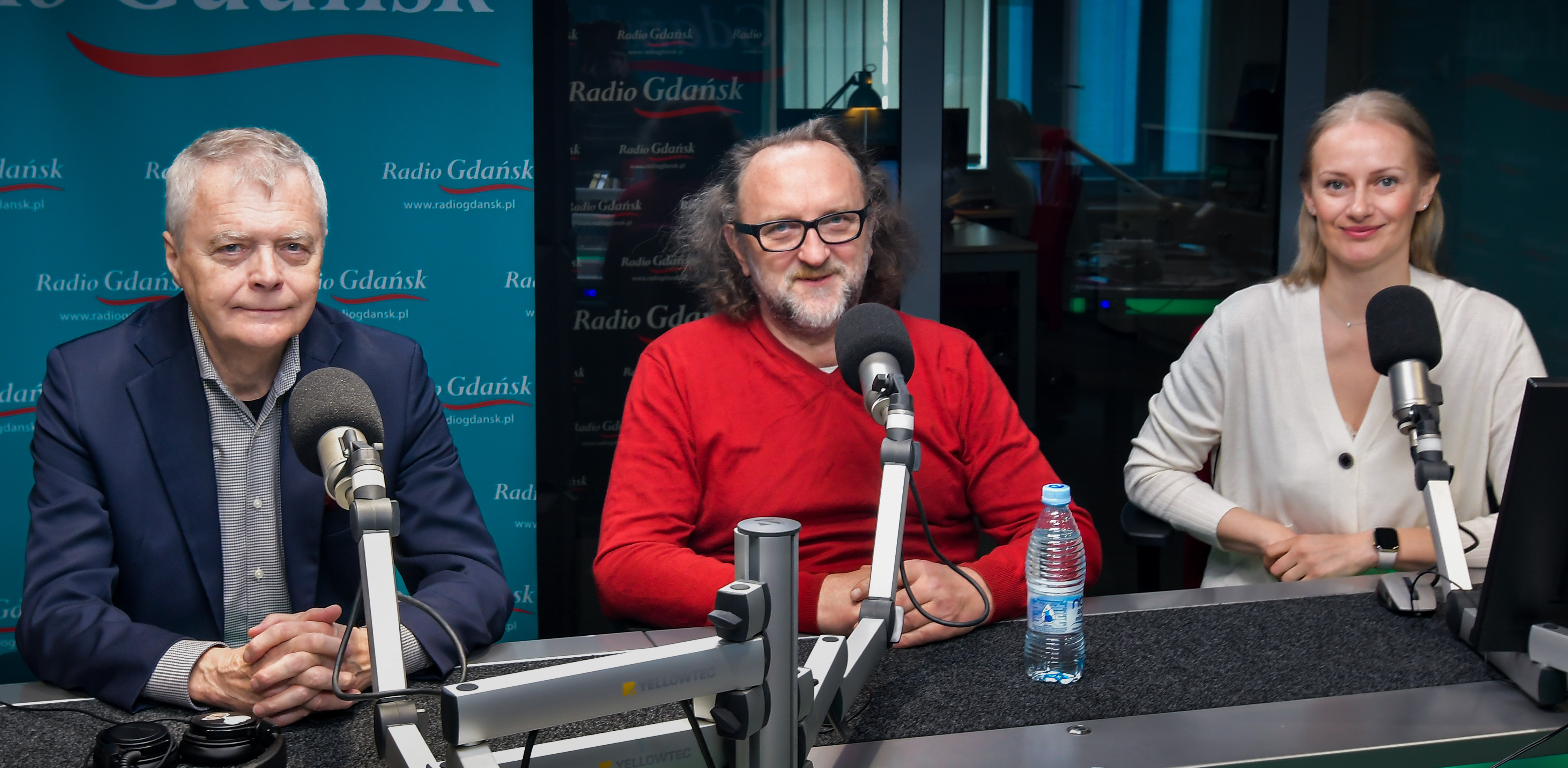 Zbigniew Markowski, Adam Protasiuk i Joanna Ryngwelska (fot. Radio Gdańsk/Pola Malańska)