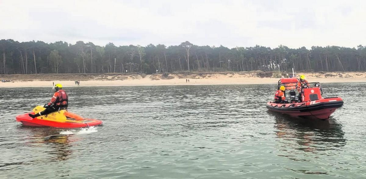 Akcja ratownicza w Ustce (fot. MSPiR SAR/Sebastian Kluska)