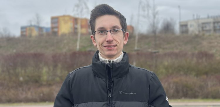 Sierhej Mykhailiuk znany w internecie pod pseudonimem "piwko nie można" (fot. Radio Gdańsk/Oskar Bąk)