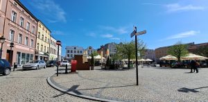 Rynek w Kościerzynie (fot. Radio Gdańsk/Grzegorz Armatowski)
