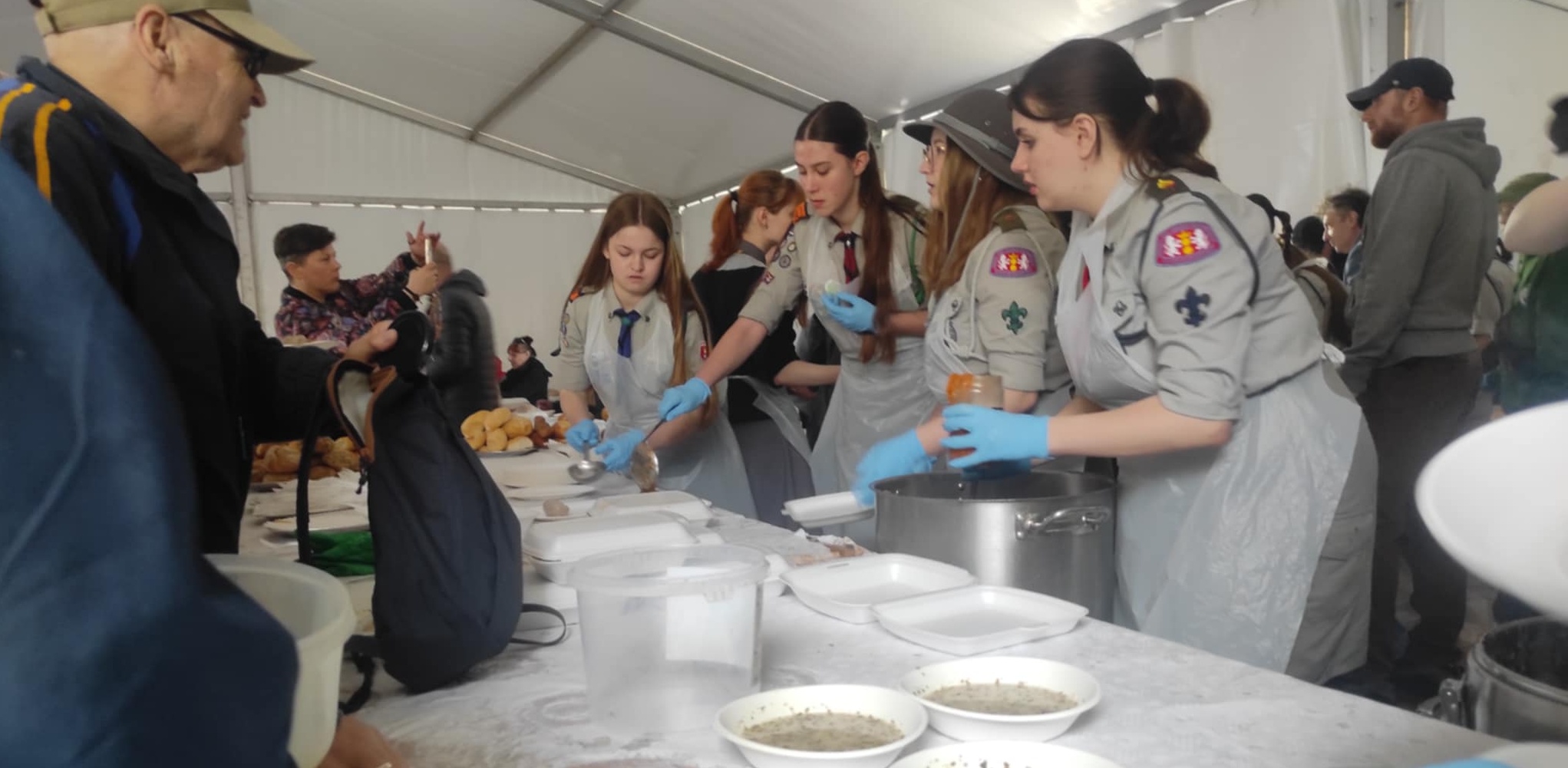 Przy bazylice św. Mikołaja w Gdańsku odbyło się spotkanie wielkanocne (fot. Radio Gdańsk/Mateusz Czerwiński)