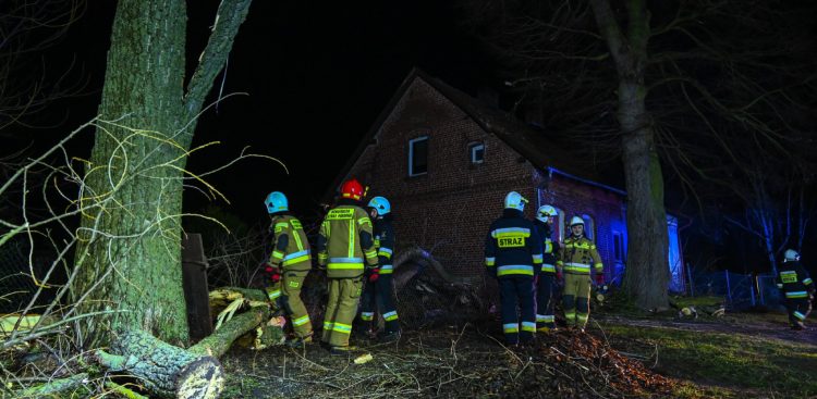 Zdjęcie archiwalne. Akcja straży pożarnej (fot. Radio Gdańsk/Grzegorz Armatowski)