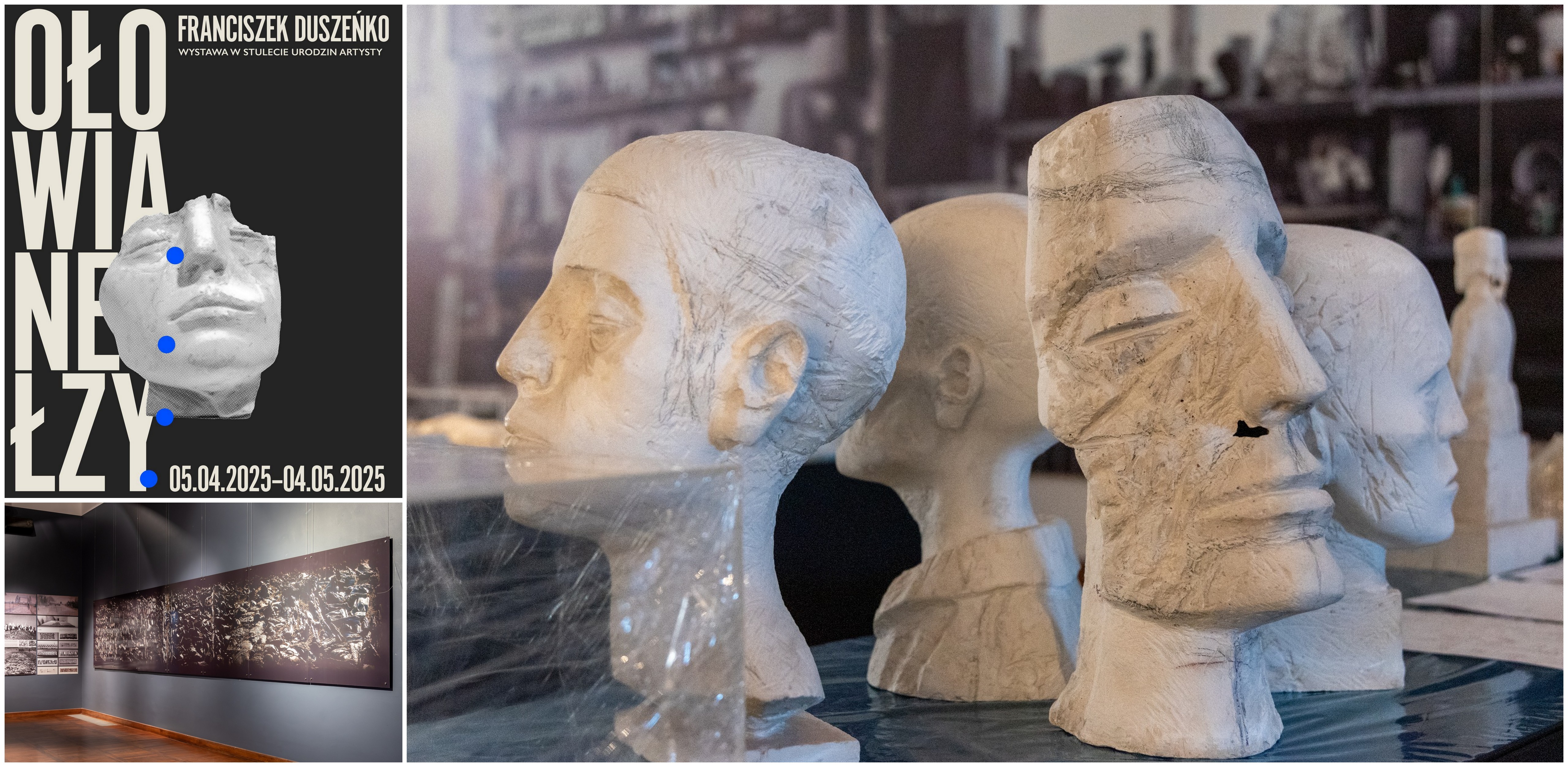 Wystawa Franciszka Duszeńk w Auli ASP w Wielkiej Zbrojowni w Gdańsku (fot. Akademia Sztuk Pięknych w Gdańsku)