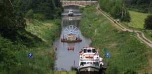 Pochylnia Buczyniec na Kanale Elbląskim (fot. Wikimedia Commons)