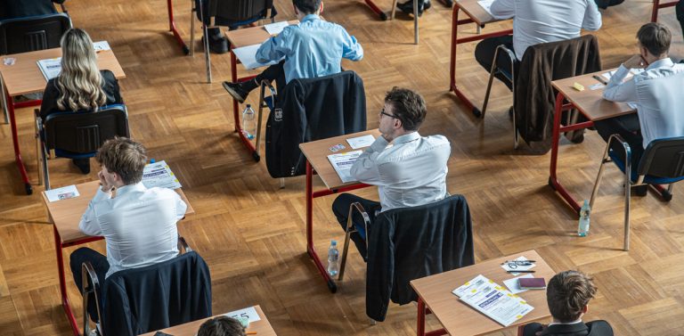 5 maja odbył się egzamin z języka polskiego (fot. KFP/Paweł Marcinko)