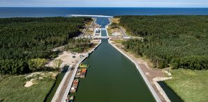 Przekop Mierzei Wiślanej (fot. KFP/Krzysztof Mystkowski)