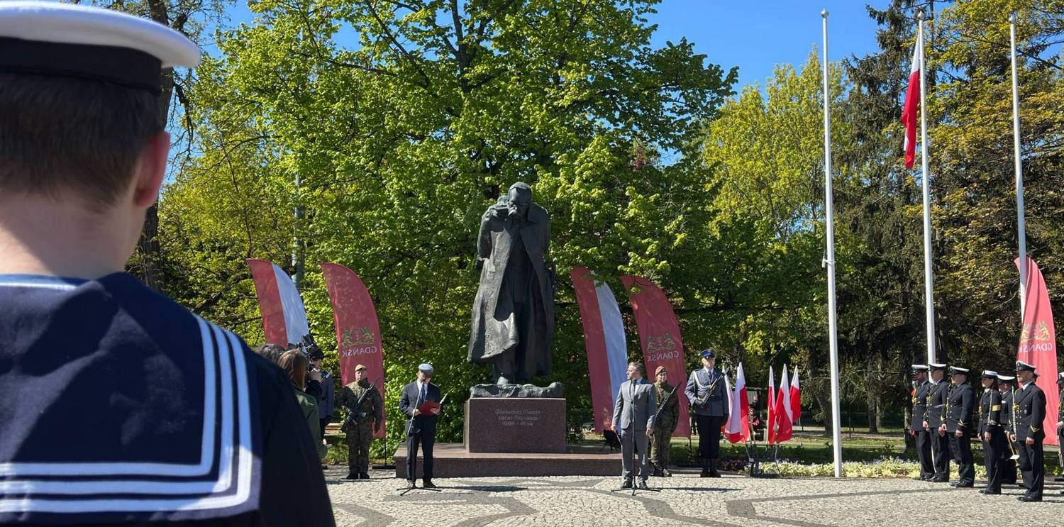 12 maja uczczono w Gdańsku 90. rocznicę śmierci marszałka Józefa Piłsudskiego (fot. Radio Gdańsk/Oskar Bąk)