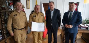 Dzięki dofinansowaniu jedna z gdańskich remiz kupi nowy wóz bojowy (fot. Urząd Marszałkowski Województwa Pomorskiego/Jacek Sowa)