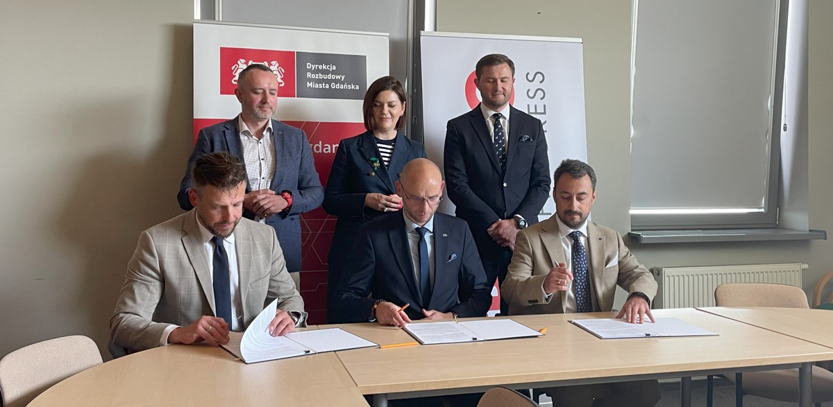 W najbliższych dniach przy ulicy Meteorytowej w Gdańsku rozpocznie się realizacja inwestycji (fot. Radio Gdańsk/Tymon Nieśmiałek)