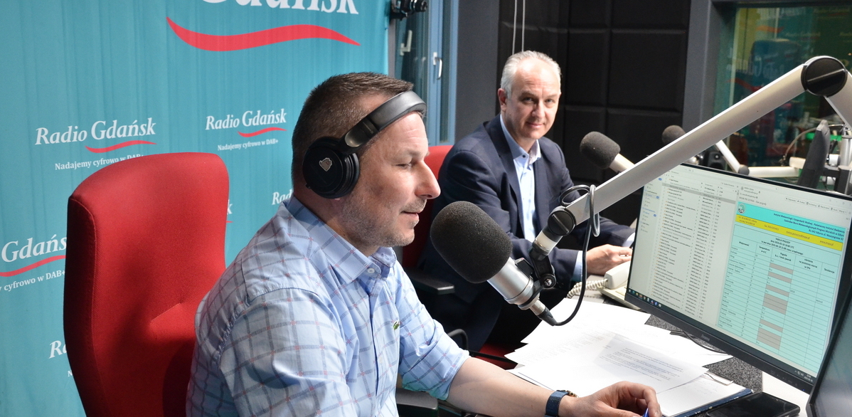 Grzegorz Armatowski i dr Jarosław Och (fot. Radio Gdańsk/Martyna Krawcewicz)