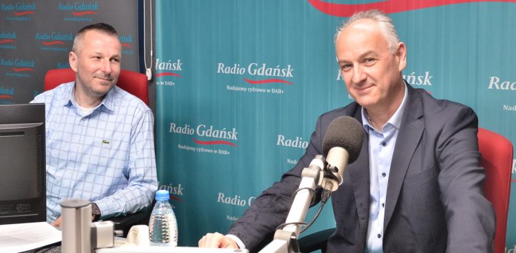 Grzegorz Armatowski i dr Jarosław Och (fot. Radio Gdańsk/Martyna Krawcewicz)