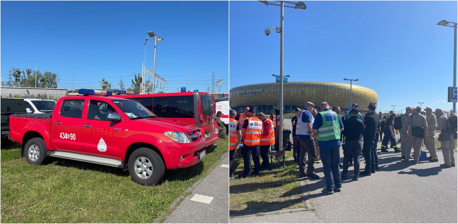 W Gdańsku rozpoczęły się międzynarodowe ćwiczenia dla modułów ochrony ludności Unii Europejskiej (fot. Radio Gdańsk/Tymon Nieśmiałek)