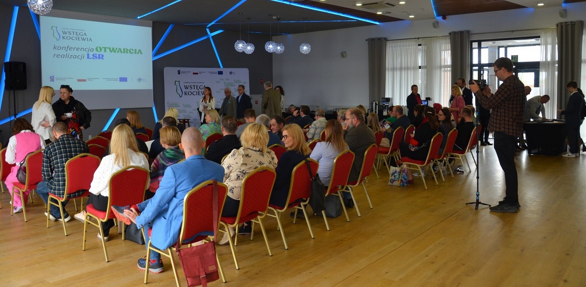 Konferencja otwarcia realizacji Lokalnej Strategii Rozwoju dla obszaru LGD "Wstęga Kociewia" (fot. Facebook/Lokalna Grupa Działania „Wstęga Kociewia”)