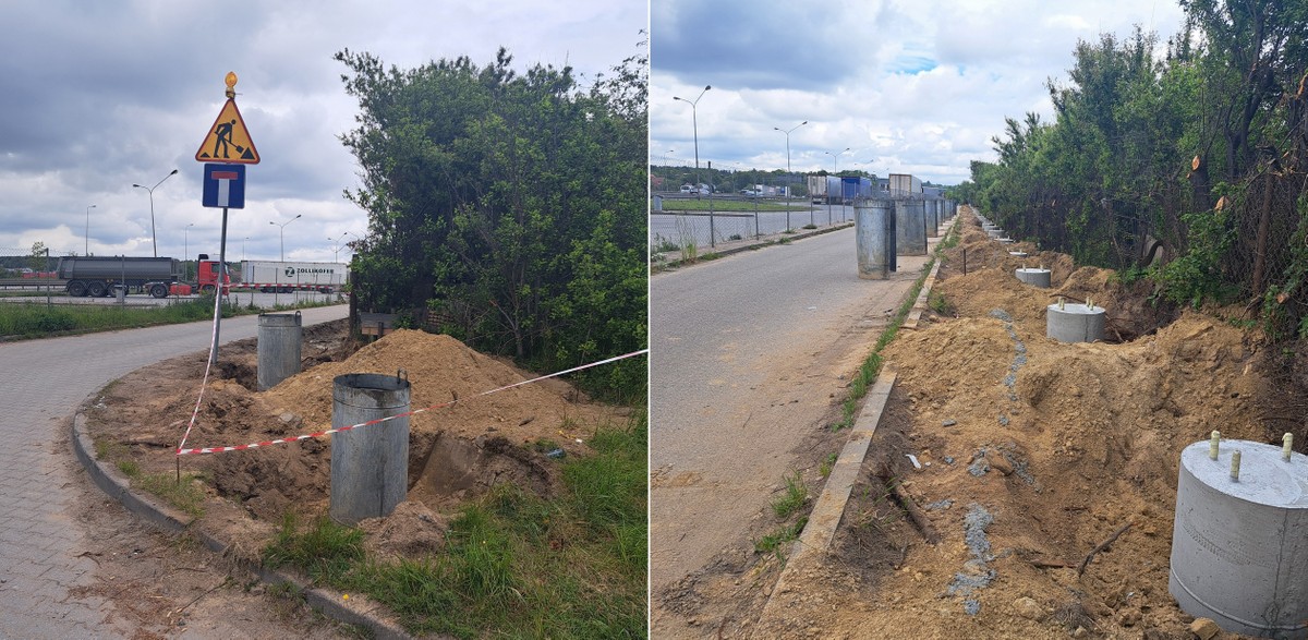 Ekrany dźwiękochłonne wzdłuż Obwodnicy Trójmiasta mają łączną długość około 15 kilometrów (fot. Radio Gdańsk/Sebastian Kwiatkowski)