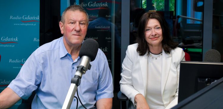 Adam Liszczewski, Ewa Podgórska-Rakiel (fot. Radio Gdańsk/Pola Malańska)
