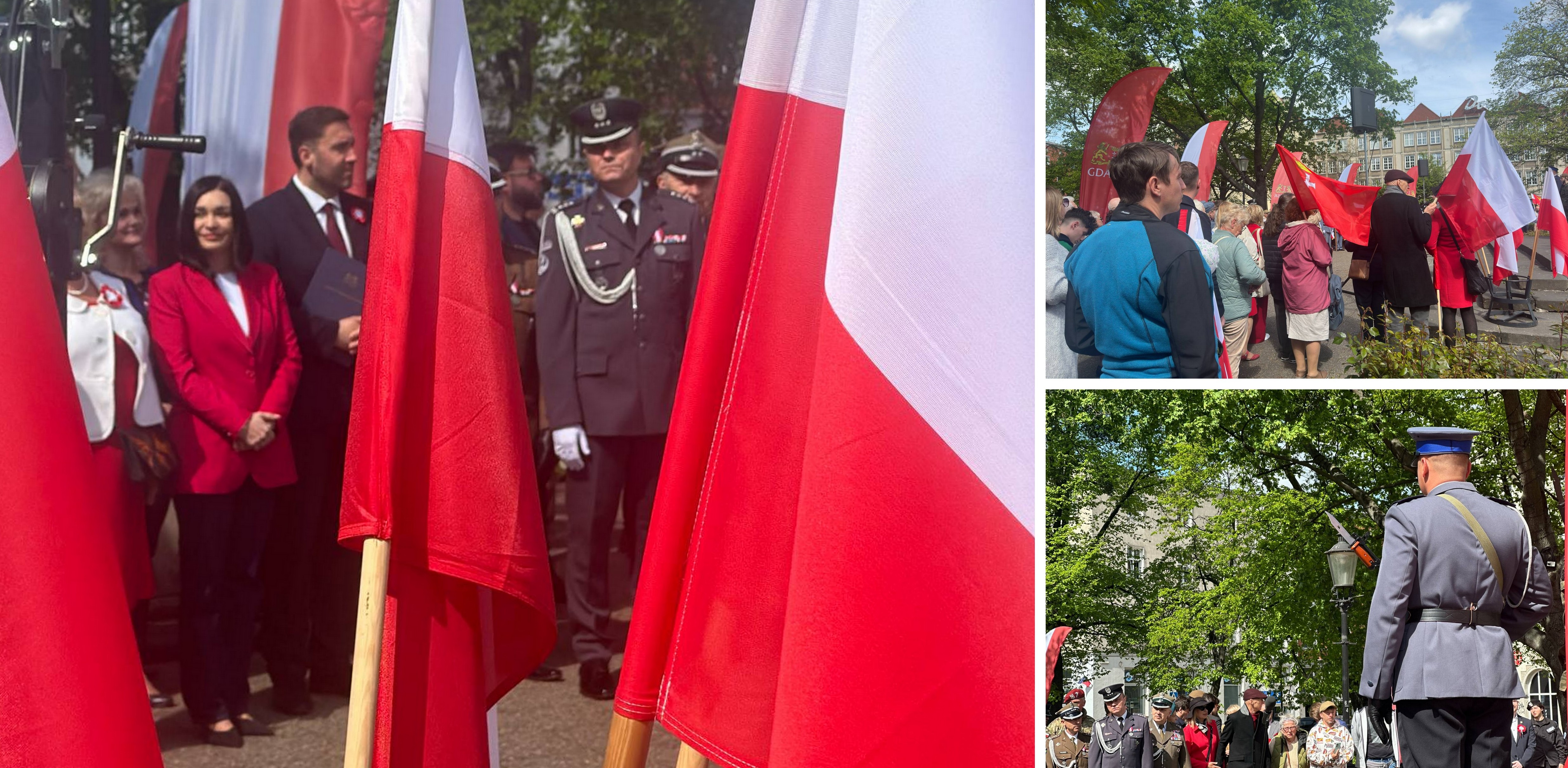Gdańskie obchody 234. rocznicy uchwalenia Konstytucji 3 Maja (Fot. Radio Gdańsk/Oskar Bąk)