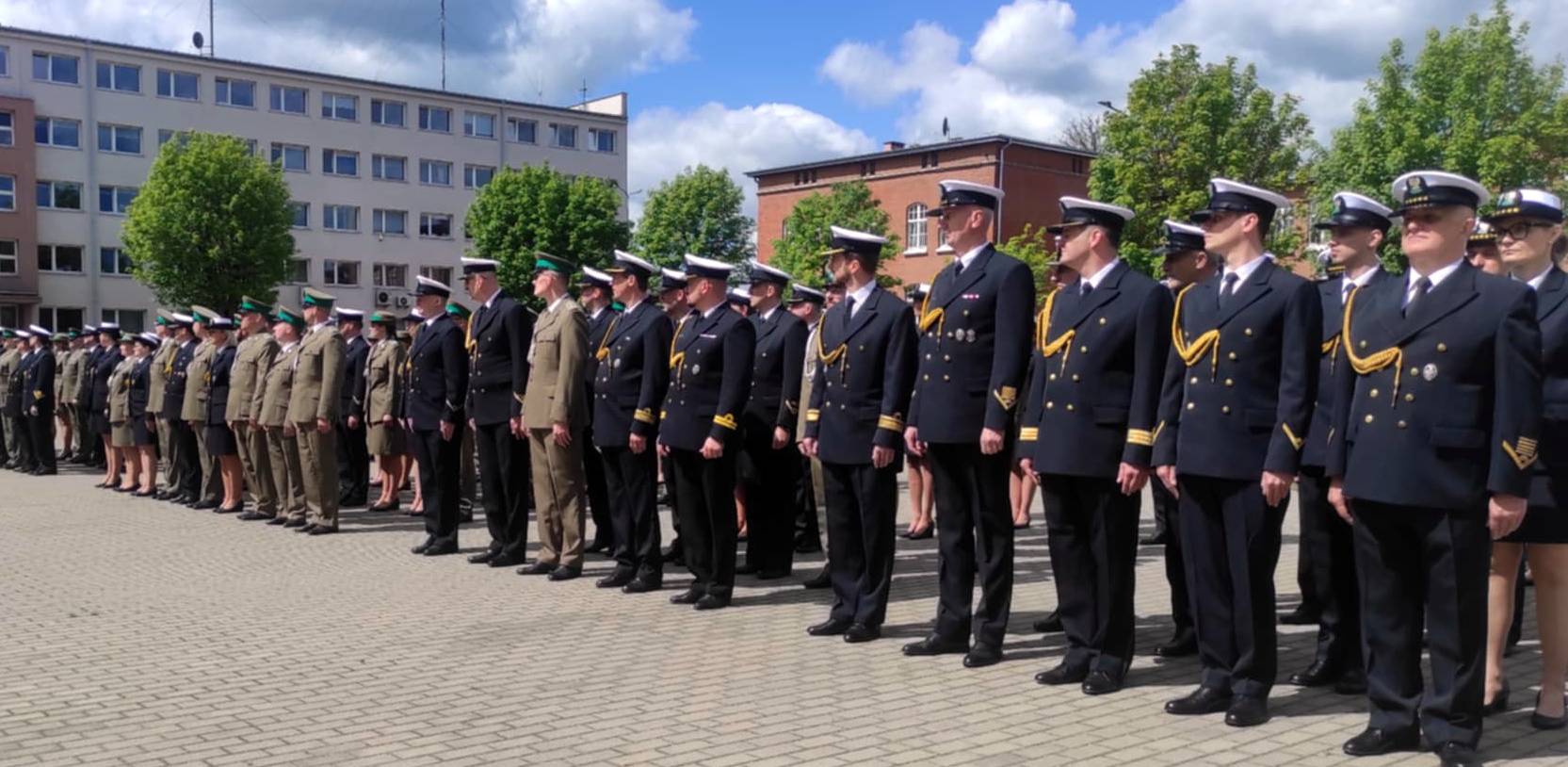 Wojewódzkie obchody 30-lecia powstania Straży Granicznej w siedzibie Morskiego Oddziału SG w Gdańsku, 23.05.25 r. (fot. Radio Gdańsk/Mateusz Czerwiński)