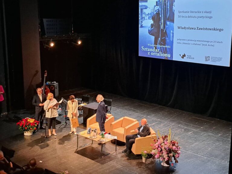 50-lecie debiutu poetyckiego Władysława Zawistowskiego (fot. Radio Gdańsk/Sebastian Kwiatkowski)