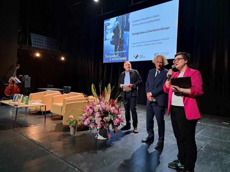 50-lecie debiutu poetyckiego Władysława Zawistowskiego (fot. Radio Gdańsk/Sebastian Kwiatkowski)
