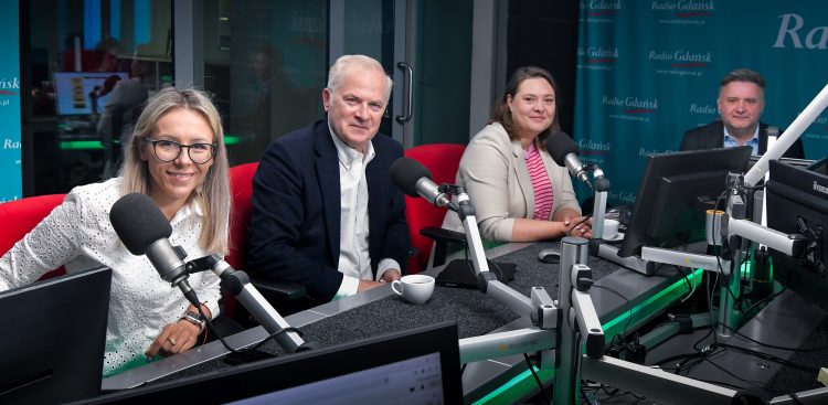 Agnieszka Buczyńska, Sławomir Rybicki, Anna Górska i Michał Kowalski (fot. Radio Gdańsk/Pola Malańska)