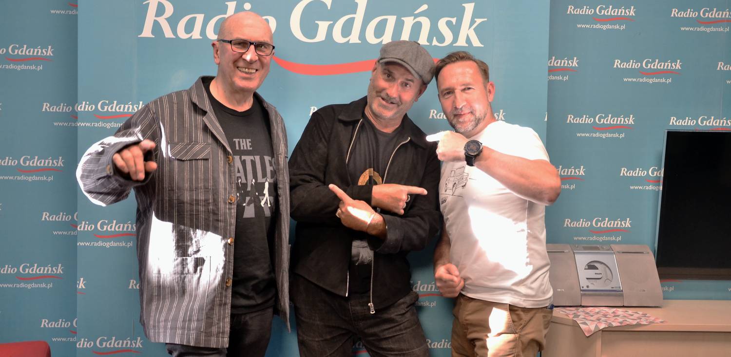 Od lewej: Wojciech Korzeniowski, Arkadiusz Hronowski, Tomasz Galiński (fot. Radio Gdańsk/Piotr Puchalski)