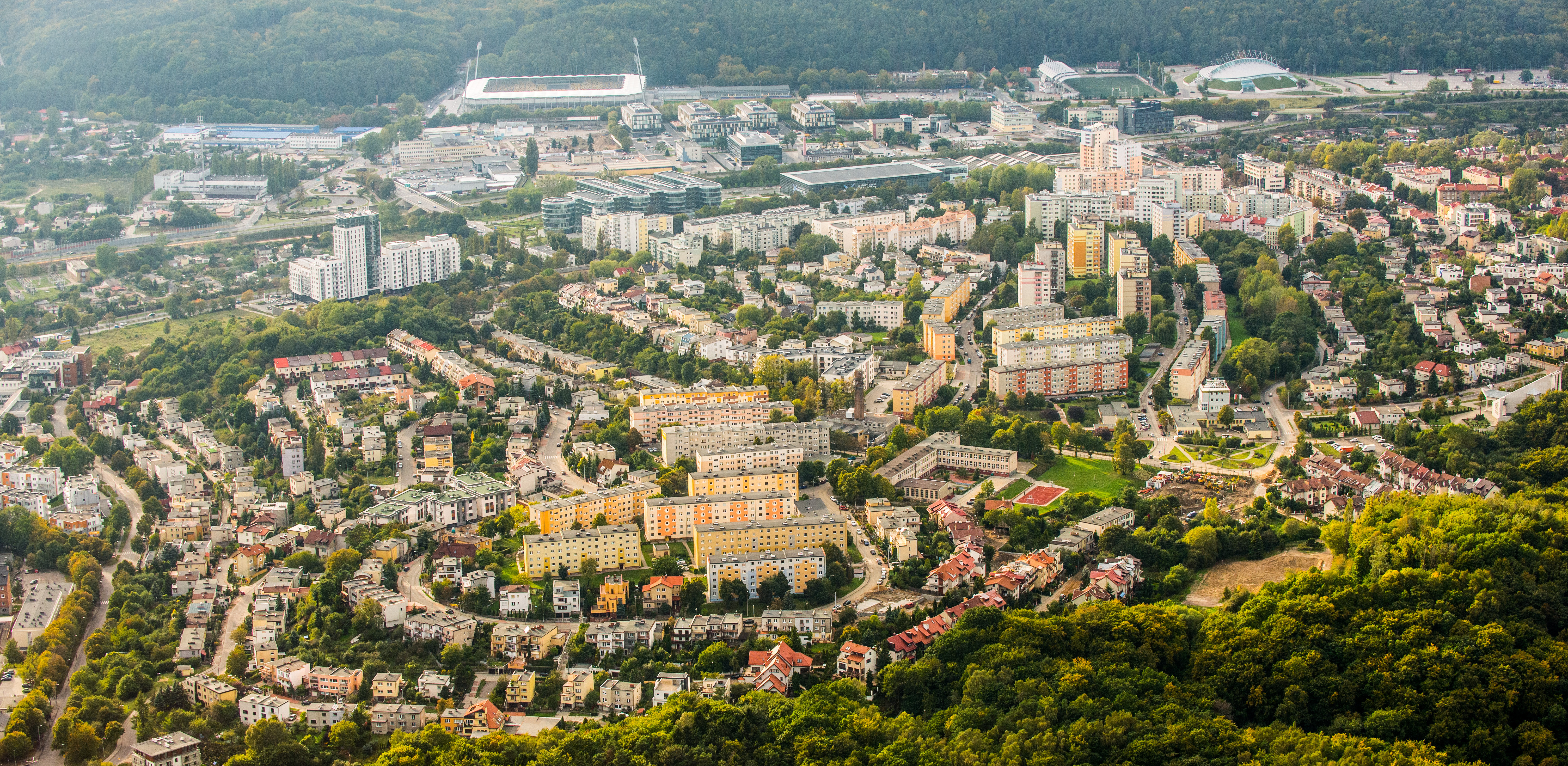Gdynia z lotu ptaka, zdjęcie archiwalne (fot. Wojtek Jakubowski /KFP)