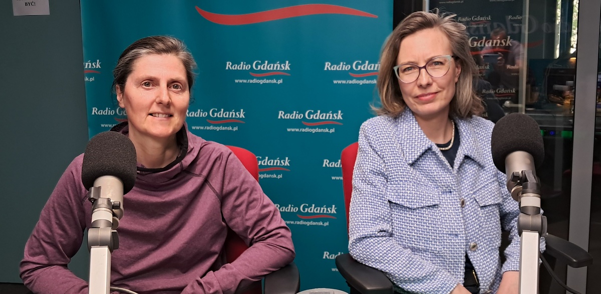 Julita Wójcik i Maria Sasin (fot. Radio Gdańsk/Piotr Puchalski)