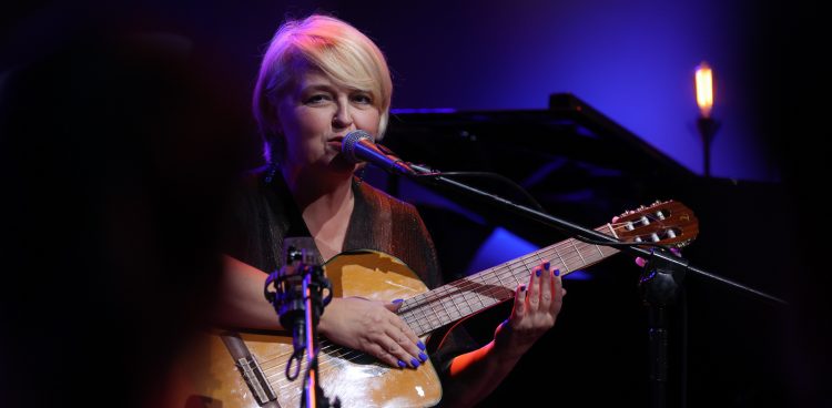 17.11.2023, Gdańsk. Koncert Krystyna Stańko i Tomasz Olszewski dla Marka Iwanowskiego w Studiu Koncertowym Radia Gdańsk im. Janusza Hajduna. (Fot. Radio Gdańsk/Roman Jocher)