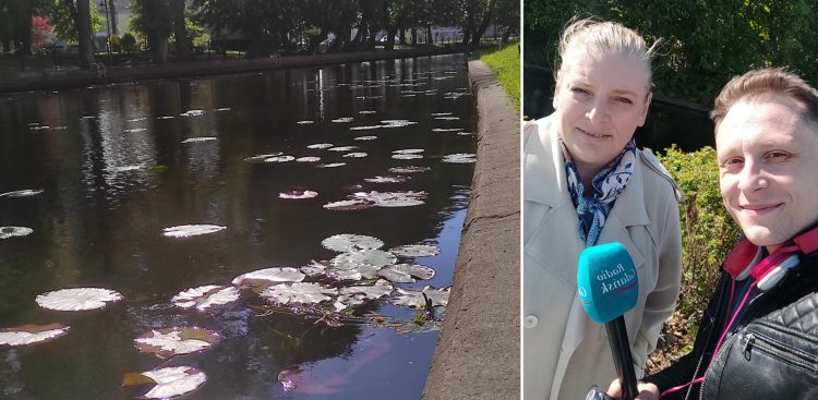 Przewodniczką po Pętli Żuławskiej była Anna Milarska ze Stowarzyszenia Żuławy (Fot. Radio Gdańsk/Mateusz Czerwiński)