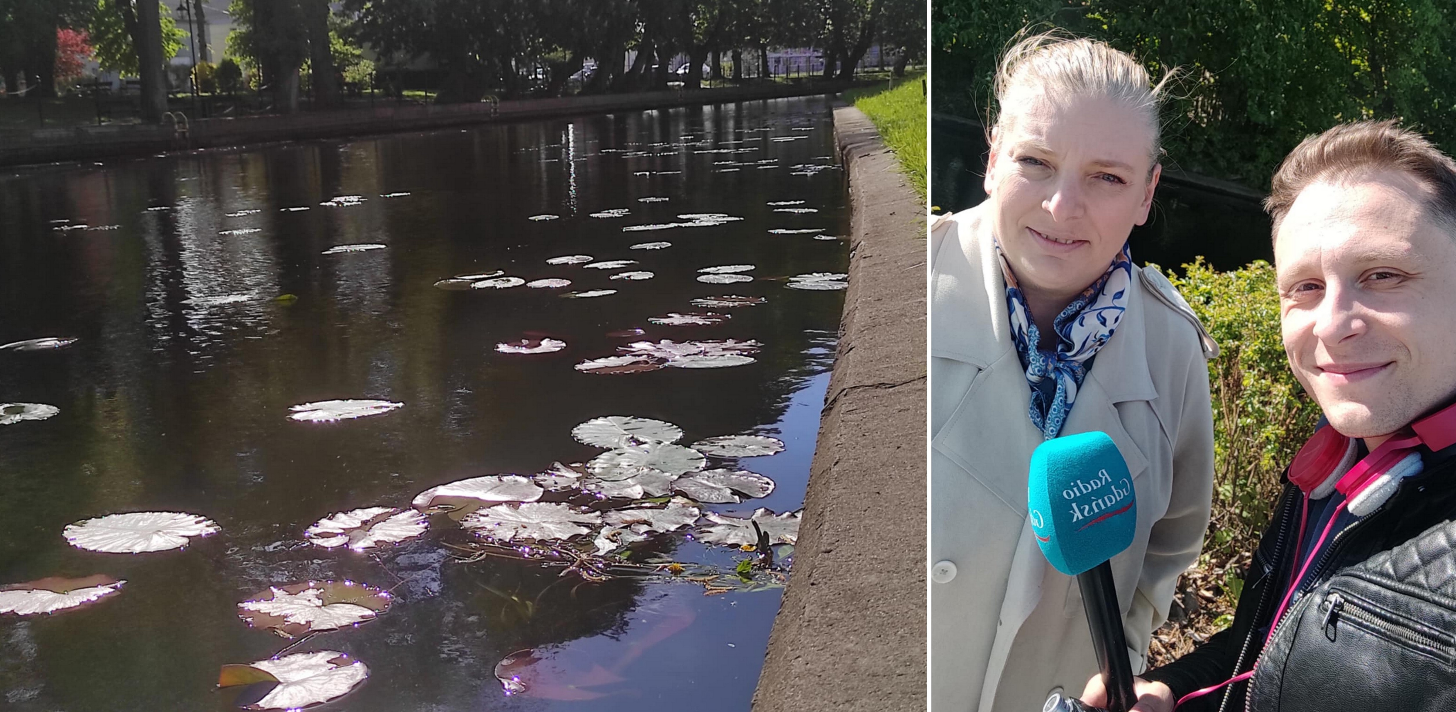 Przewodniczką po Pętli Żuławskiej była Anna Milarska ze Stowarzyszenia Żuławy (Fot. Radio Gdańsk/Mateusz Czerwiński)