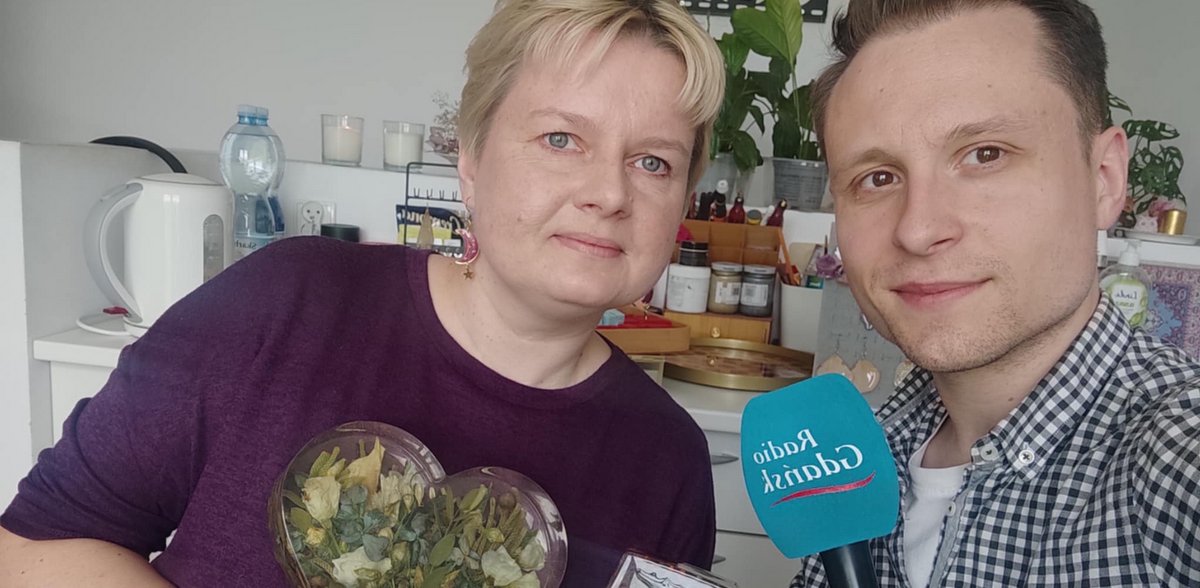 Agnieszka Kosałka i Mateusz Czerwiński (fot. Radio Gdańsk/Mateusz Czerwiński)