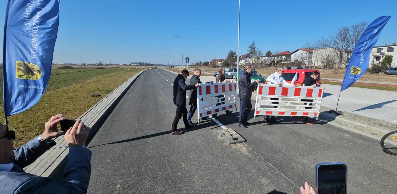 Obwodnica Chojnic została otwarta 20 marca tego roku. (fot. Radio Gdańsk/Marcin Pacyno)