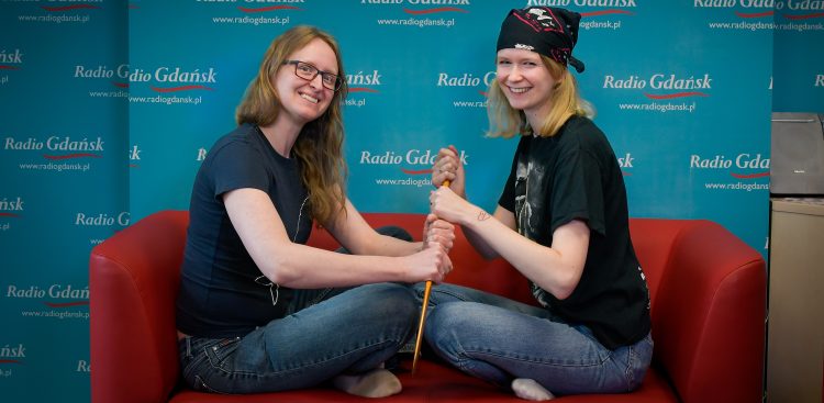 Ola Woźniak i Julka Baranowska (fot. Radio Gdańsk/Pola Malańska)